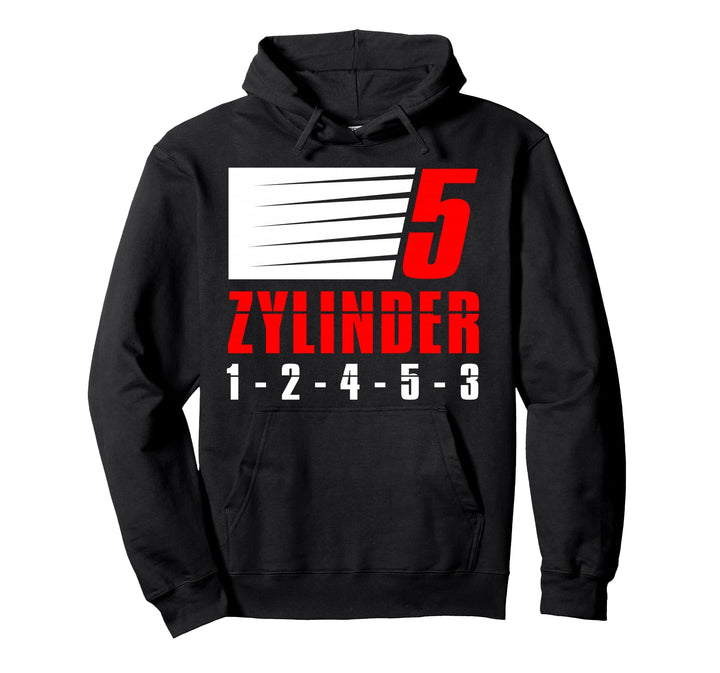 5 Zylinder Tuner Design Tuning Autoschrauber KFZ Pullover Hoodie