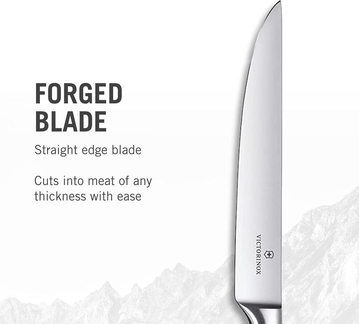 Victorinox Grand Maître, Profi Steakmesser-Set, 4-teilig, Extra Scharfe Klinge, gerader Schliff, 12