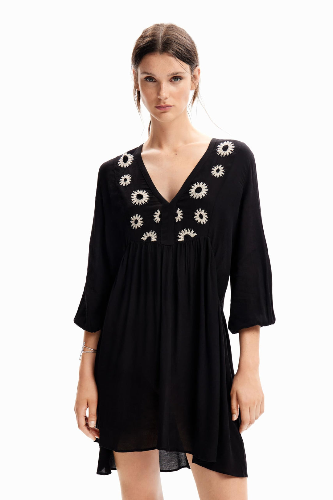 Desigual Damen Vest_Seneca Dress S Schwarz, S Schwarz
