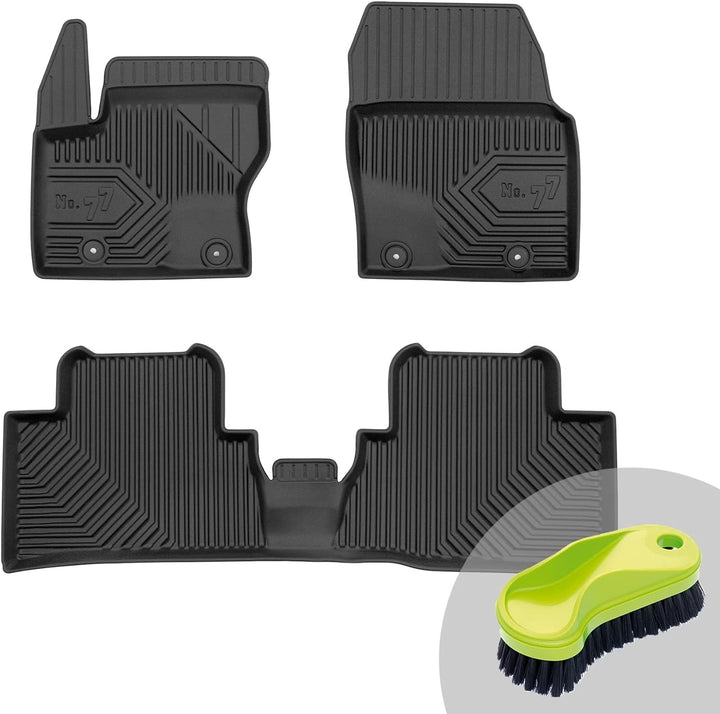 FROGUM No.77 Gummimatten Ganzjahresset von Auto Fussmatten Autofussmatten für Ford Grand C-Max 2010-