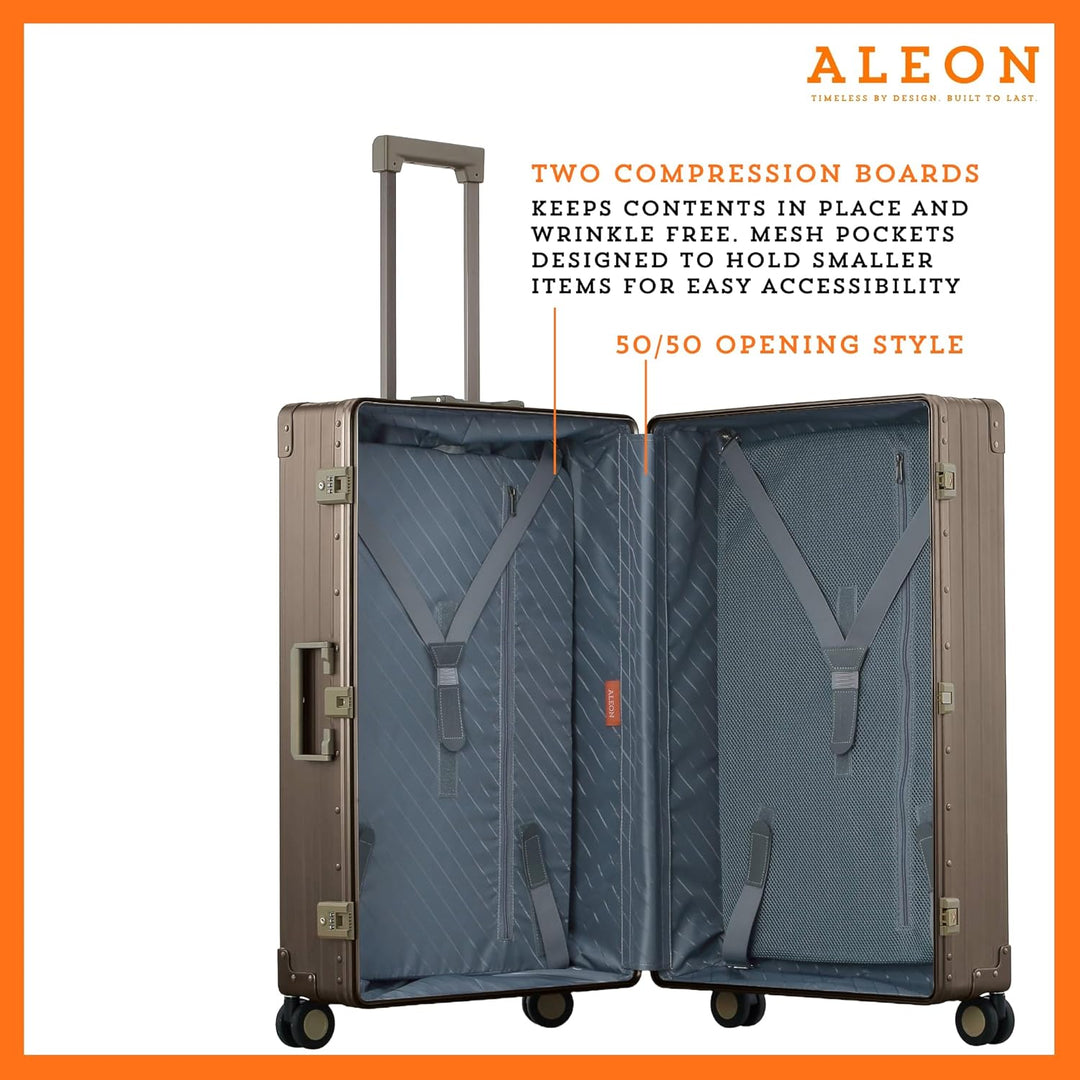 Aleon Traveler Macro 4-Rollen Trolley 77 cm 76 cm Bronze, 76 cm Bronze