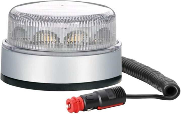 HELLA - LED-Blitz-Kennleuchte - K-LED Blizzard - 12/24V - gelb - Anbau/Magnetbefestigung - Kabel: 60