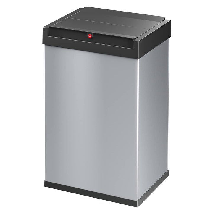 Hailo Big-Box Swing L Mülleimer - 1 x 35 Liter - selbstschliessender Schwingdeckel - Stahlblech - Mü