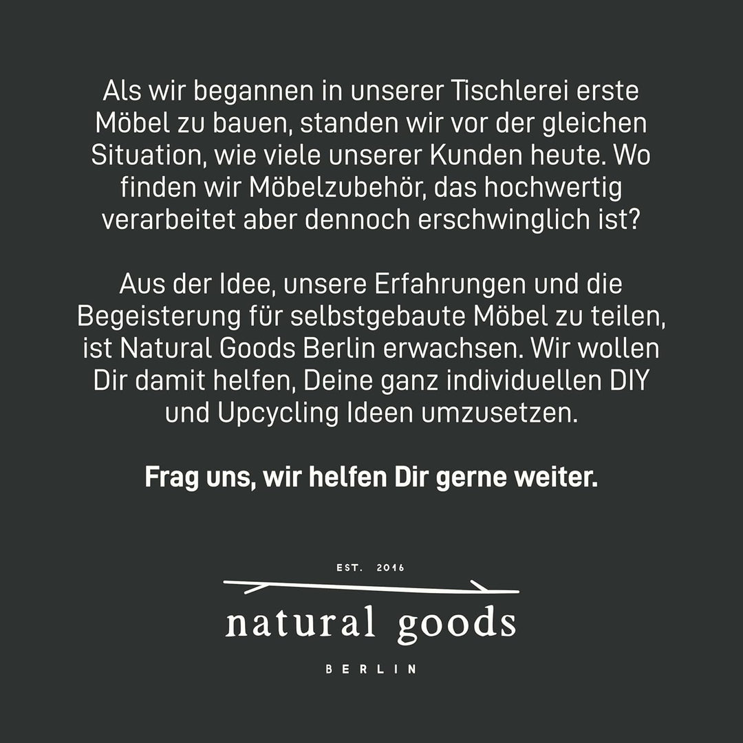 Natural Goods Berlin 1x Hakenleiste SQUARE Garderobenleiste Schwarz Metall 900 x 50 mm - Hakenleiste