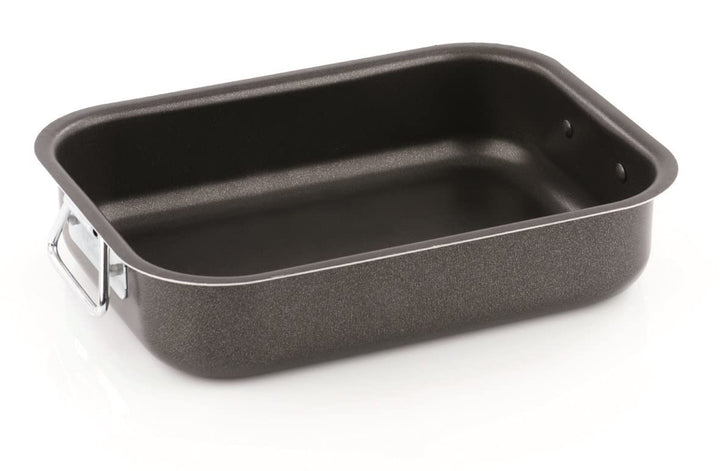 Barazzoni Artikel von Ofen Bräter/Lasagneform aus beschichtetem Aluminium 40 x 33 cm, Aluminium, sch