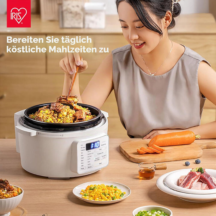 Woozoo, Multikocher inkl Schnellkochtopf & Reiskocher, 12-in-1, 6 manuelle Modi, 6 voreing. Menüs, F