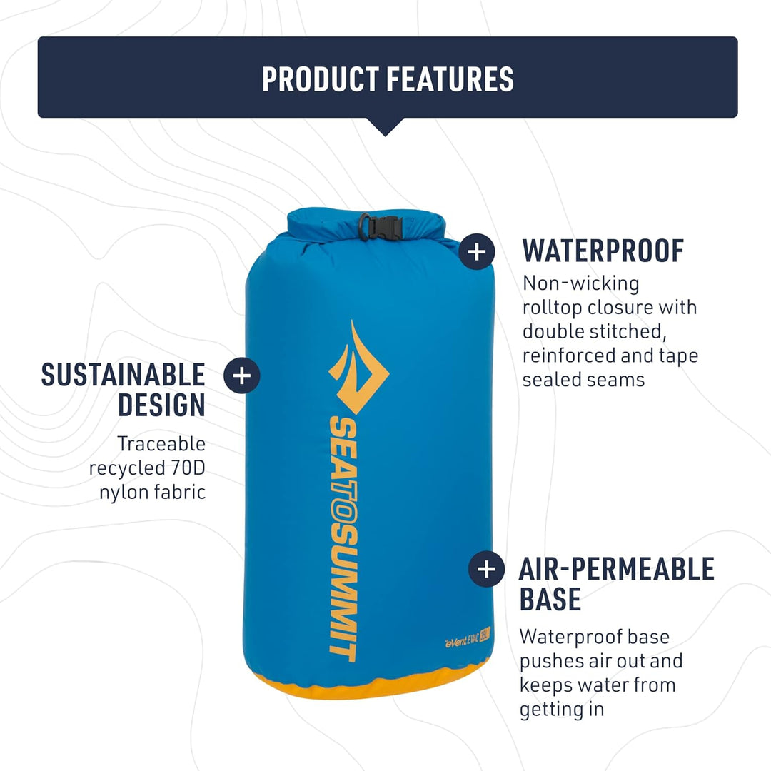Sea to Summit Evac Dry Bag Beluga 35L, Beluga 35L