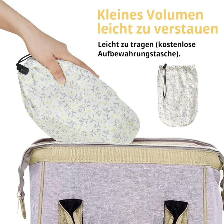 vrbabies Babytrage, Tragetuch Baby-Fronttrage von Neugeborenen bis Kleinkindern, New Upgrade verstel