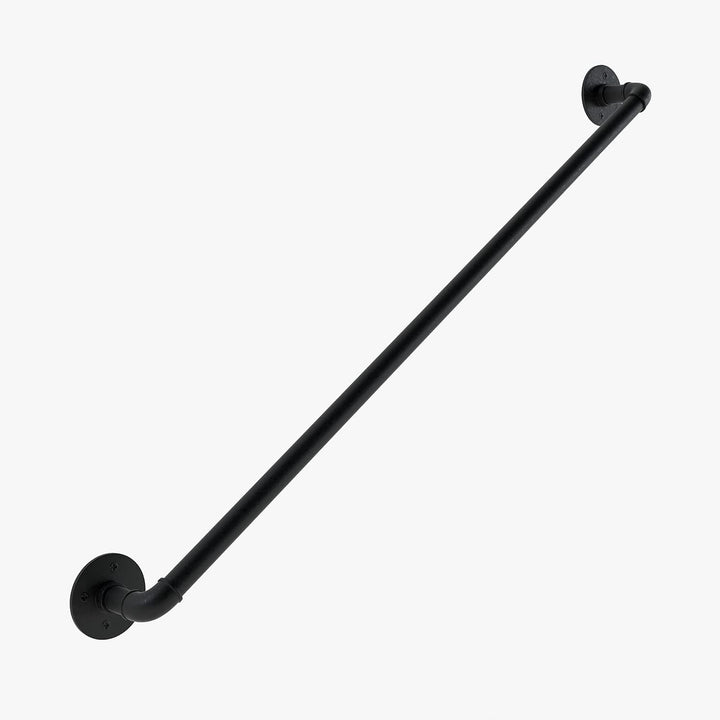 Pamo Handlauf für Treppen | 36-392 cm | Handlauf schwarz aus stabilen Rohren im industrial Loft Desi