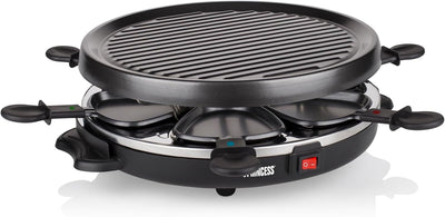 Princess 162725 Raclette und Antihaftbeschichtung Grill-Set für 6 Personen, 800