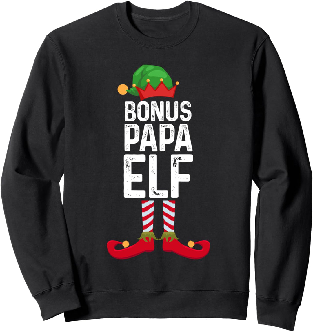 Bonus Papa Elf Weihnachten Stiefvater Sweatshirt