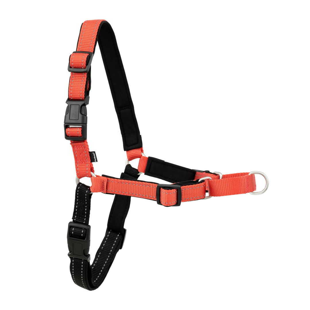 PetSafe Deluxe Easy Walk Hundegeschirr Orange/Schwarz Large, Orange/Schwarz Large