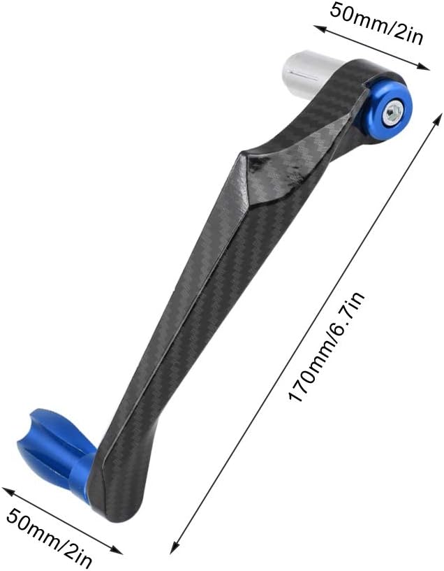 Hapivida Motorrad Lenker Schutz 7/8 Zoll 22 mm Universal Motorrad Hebelschützer CNC Aluminium Lenker