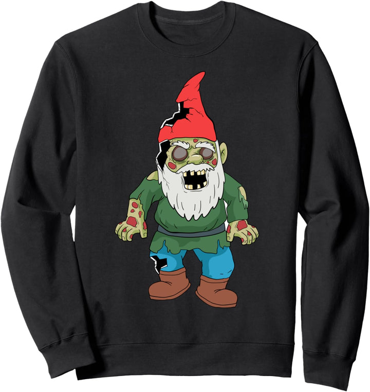 Zombie Garden Gnome Gardening Dekoration Sweatshirt