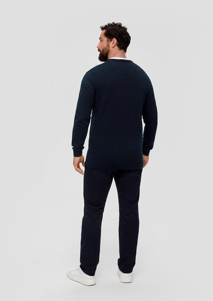 s.Oliver Pullover mit Crew Neck Herren XXL 5978_navy, XXL 5978_navy