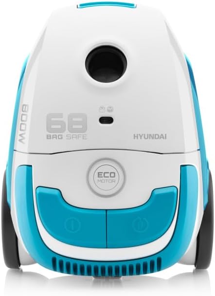 Staubsauger mit Beutel VC068WB I 800 W I ECO-Motor I 2l Volumen I Weiss/Blau