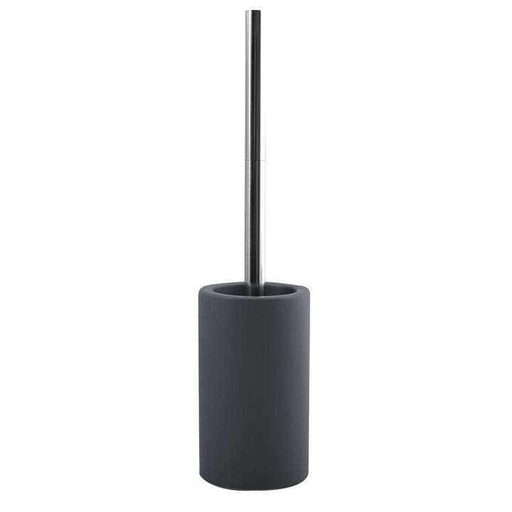Spirella Tube WC Bürste Toilettenbürste Klobürste WC Garnitur aus Porzellan matt grau, Grau