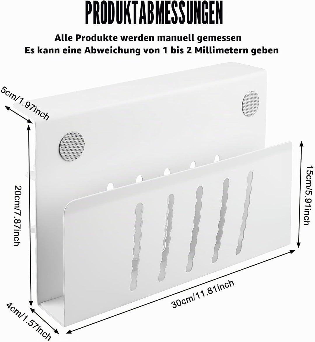 Schreibtisch Seitenaufbewahrung, Laptop Wandhalterung Schubladen Organizer Seitenständer Desk Side S