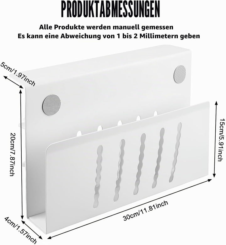 Schreibtisch Seitenaufbewahrung, Laptop Wandhalterung Schubladen Organizer Seitenständer Desk Side S