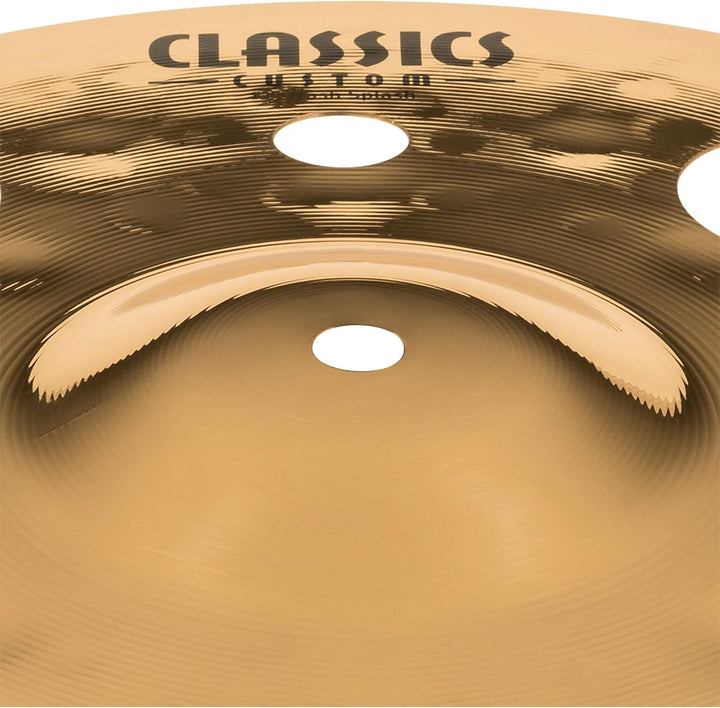 Meinl Cymbals Classics Custom Brilliant Trash Splash 12 Zoll (Video) Schlagzeug Becken (30,48cm) B12