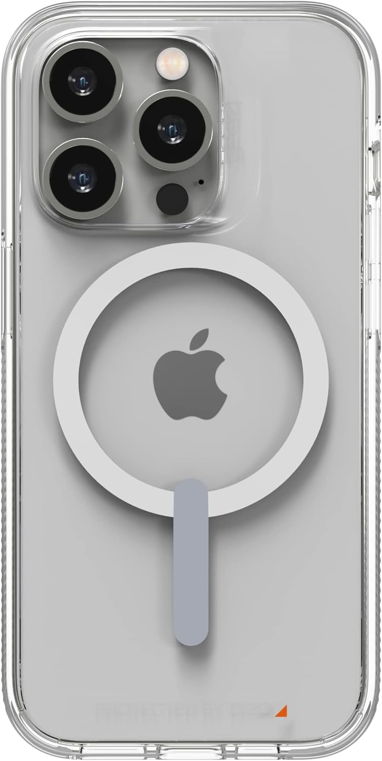 Gear4 ZAGG Crystal Palace Snap Case - Clear iPhone Case, D30 Drop Protection (13ft/4m), Anti-Vergilb