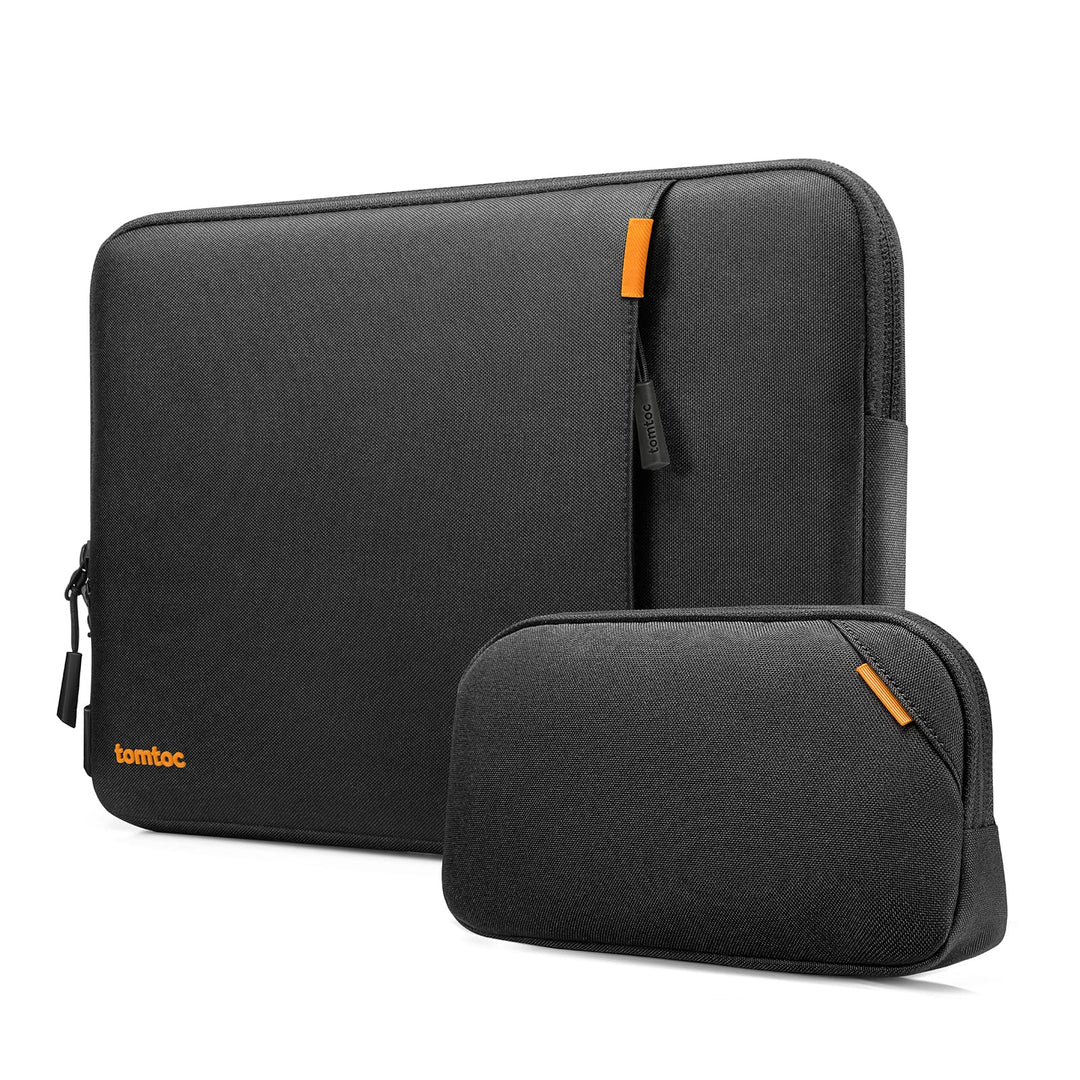 tomtoc 360° Tasche Hülle für 15-Zoll Neu MacBook Air M2 A2941 2023, 15" Microsoft Surface Laptop 5/4