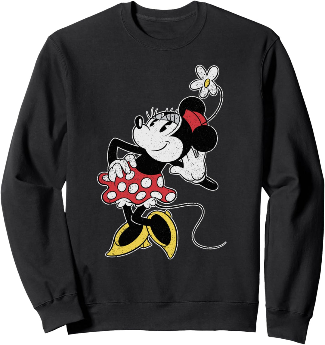 Disney Vintage Minnie Mouse Strikes a Pose Sweatshirt
