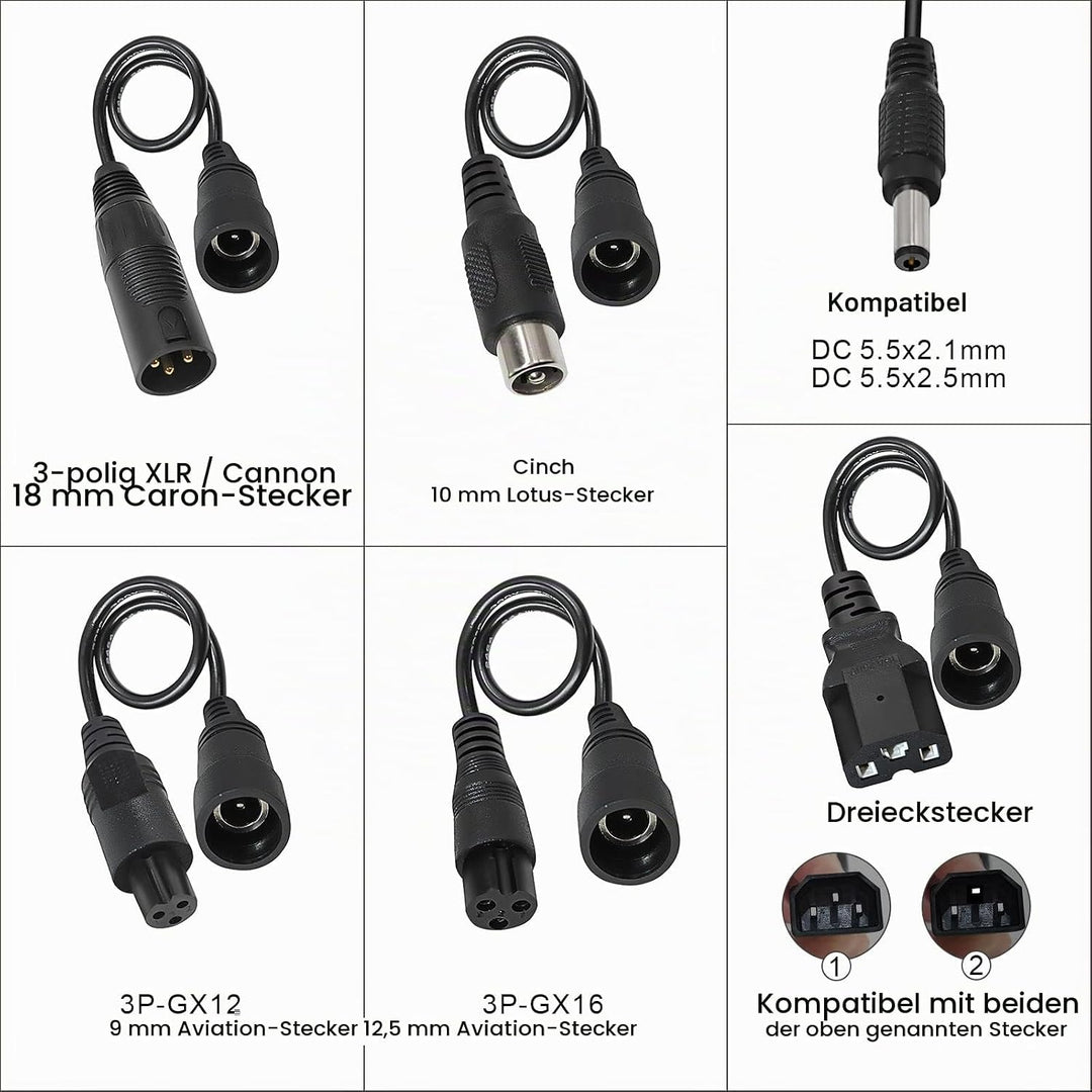 58.8V 5A Li-ion Ladegerät Mehrere Stecker Für Elektrofahrrad Roller E-Bike Boot Motorrad Ladegerät 1