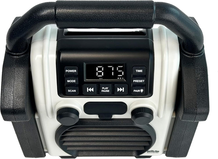 BR 230 BT, Baustellenradio Bluetooth - Neongelb/Offwhite - Silva Schneider - Digitales PPL Radio, 10