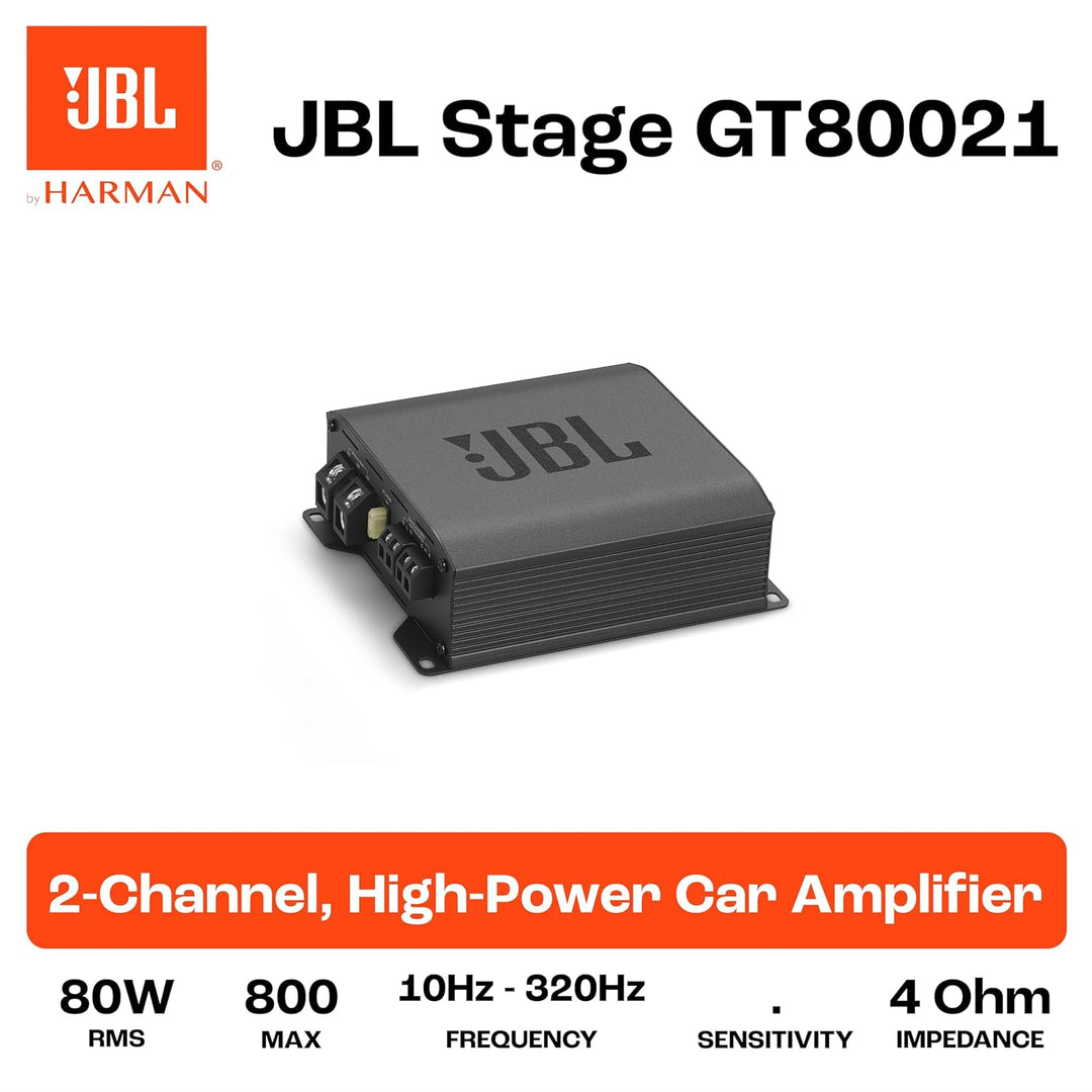 JBL Stage GT 80021 Car Hifi Autoradio Verstärker 800W Max 260W RMS von Harman Kardon - Class-D 2 Kan