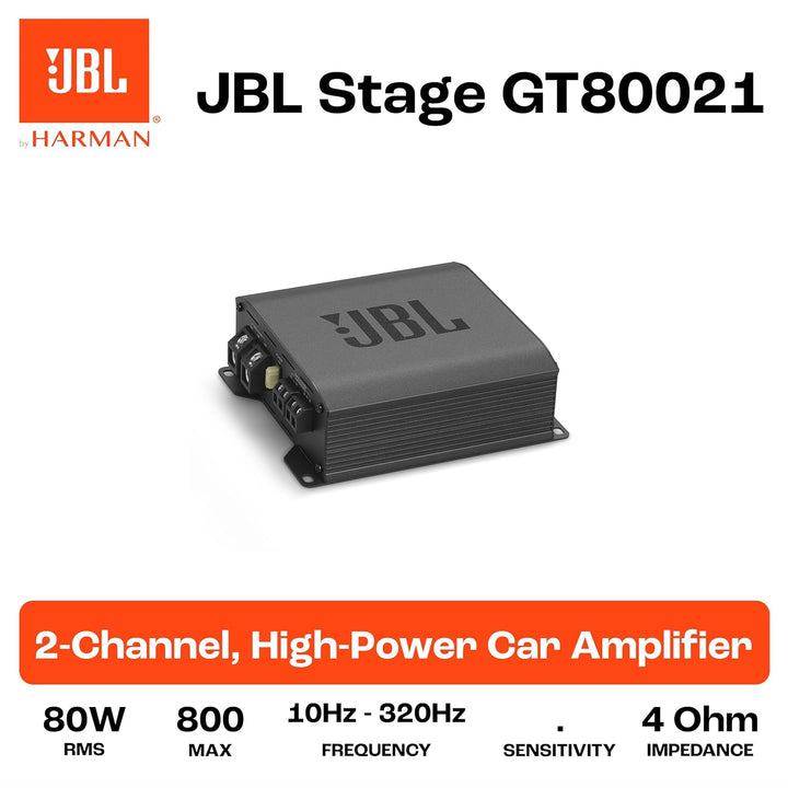 JBL Stage GT 80021 Car Hifi Autoradio Verstärker 800W Max 260W RMS von Harman Kardon - Class-D 2 Kan