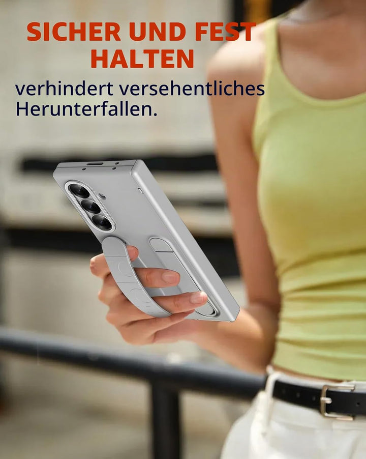 NINKI für Samsung Galaxy Z fold 7 Ständer Hülle mit eingebautem Displaysschutzfolie Samsung Galaxy Z