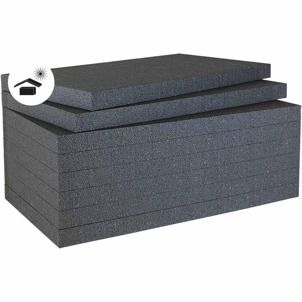 Fassadendämmung Aussenwand Dämmplatte WDVS EPS WLG 032 1000x500x 20mm-200mm (160mm 0,5m²), 160mm 0,5