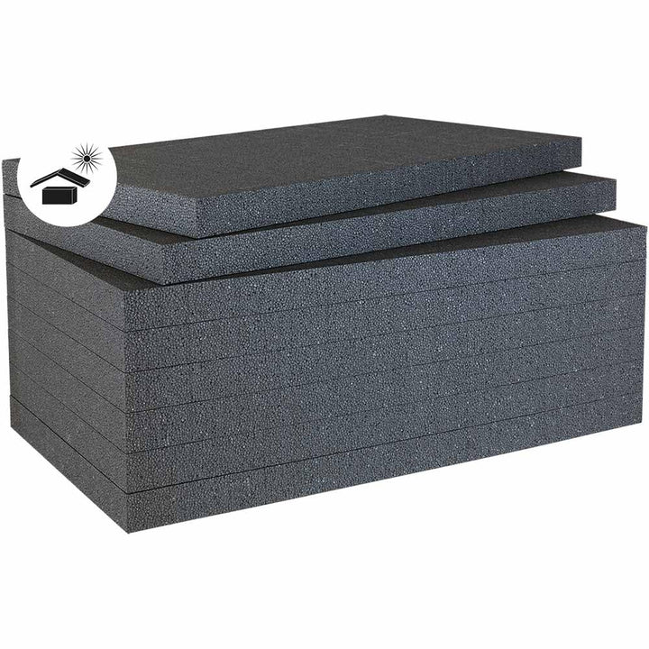 Fassadendämmung Aussenwand Dämmplatte WDVS EPS WLG 032 1000x500x 20mm-200mm (160mm 0,5m²), 160mm 0,5