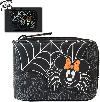 Loungefly Disney Minnie Mouse Spider Akkordeon Geldbörse, Schwarz, Einheitsgrösse, Geldbörse, Einhei