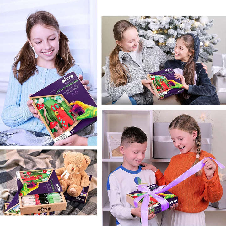 OKTO Mommy Troll/Air Clay Kunst im Holzdekor