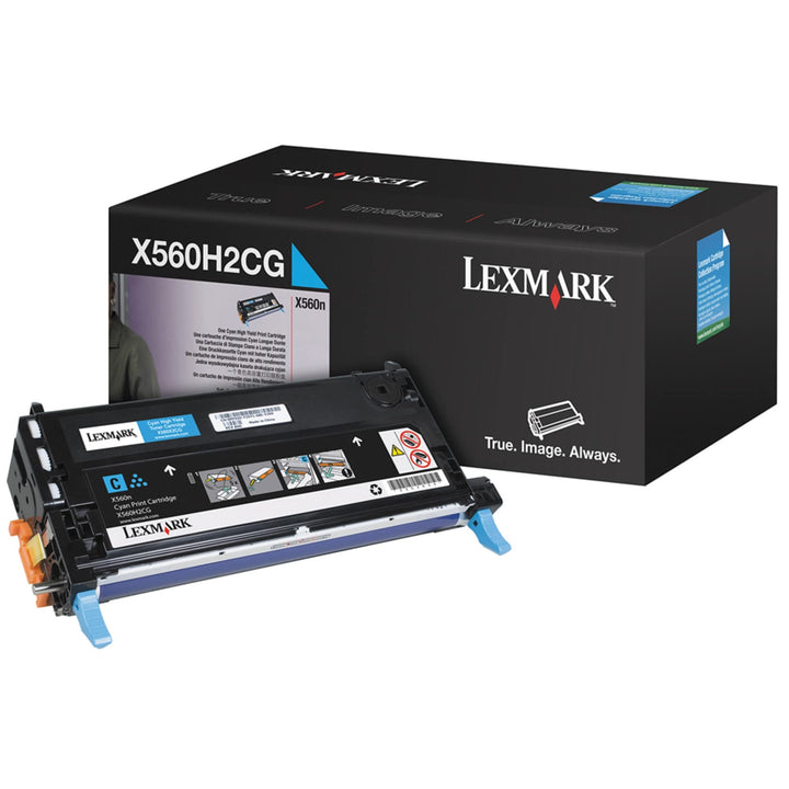 Lexmark X560H2CG X560 Tonerkartusche 10.000 Seiten, cyan, Cyan