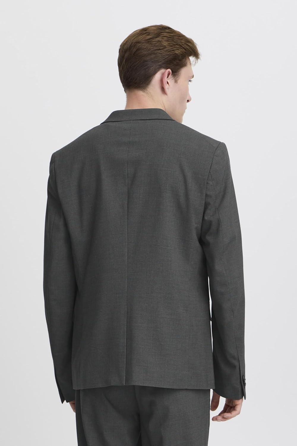 CASUAL FRIDAY CFBernd Blazer Herren Sakko Anzugjacke Slim Fit 44 Mid Grey Melange (50815), 44 Mid Gr