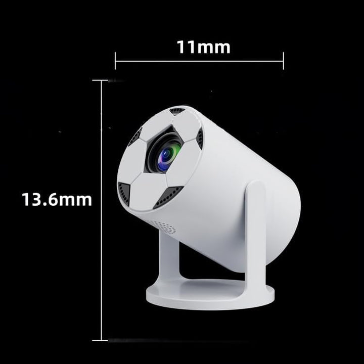 HY300 PRO Mini Beamer, 4K 1080P Unterstützung, mit Android 11, WiFi 6, Bluetooth 5.0, unterstützt Ai