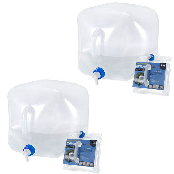 RISEPRO Faltbarer Wasserbehälter mit Zapfhahn, BPA-freier Wasseraufbewahrungskrug Wasserflasche für