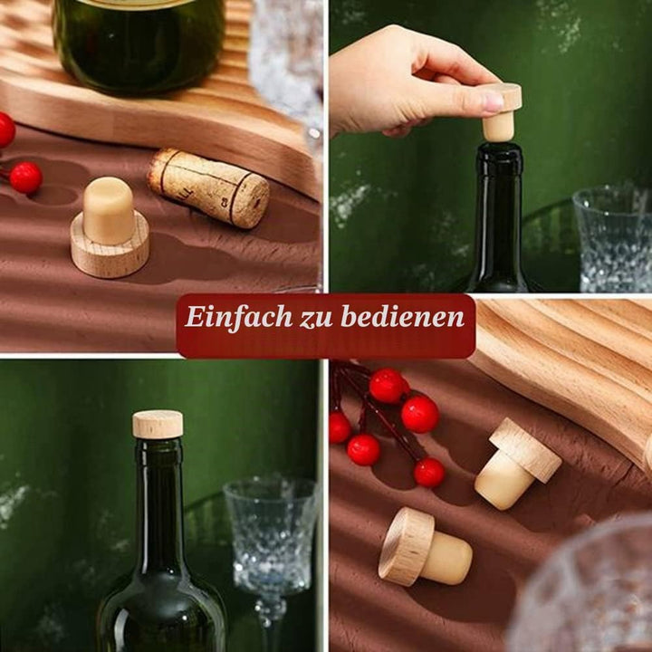 50 Stück T-Förmige Weinverschluss Weinflaschenkorken, Korkenstopfen Flaschenverschluss, Silikon Wein
