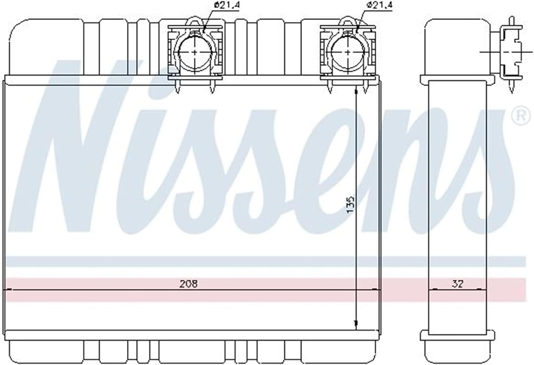 Nissens 70514 Heizungskühler