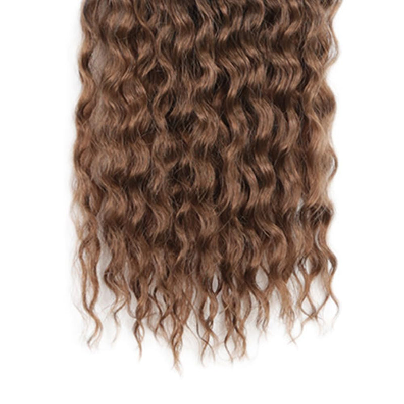 Deep Twist Crochet Hair Wasserwelle Twist Haarbündel Synthetische lockige Flechtfrisur Haarverlänger