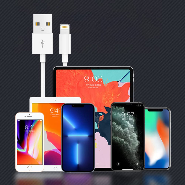 iPhone Charger, 2 Packs Long iPhone Cable USB-A to Lightning Cable Fast iPhone Charging Cable Compat