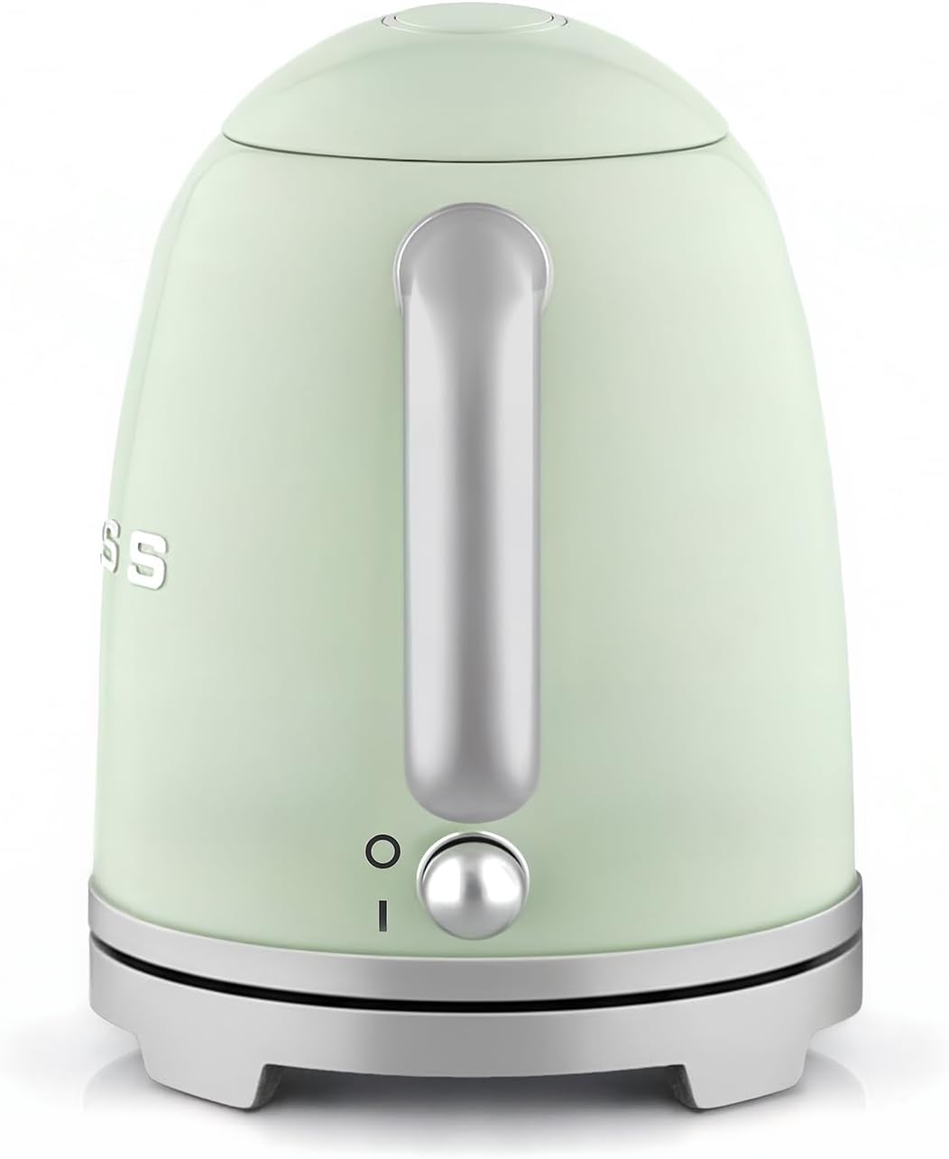 SWEISS Elektrischer Wasserkocher im Vintage-Stil, 1 l, kompakter Edelstahl, 1000 W, schnelles Kochen