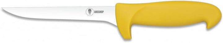 ADCSHOP Ausbeinmesser – Klinge 16,2 cm – Edelstahl 3Cr13Mov – Griff Polypropylen / Gelb – Gesamtgrös