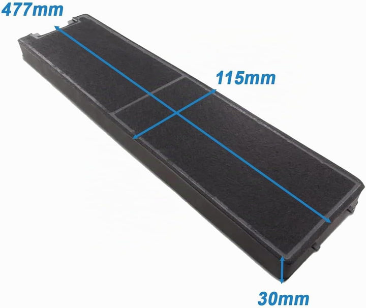 EVAYP/Kompatibel mit/Aktivkohlefilter / DKF13-1 6485741 DA3366 DA3466 DA3496 / Ersatz für Miele Küch