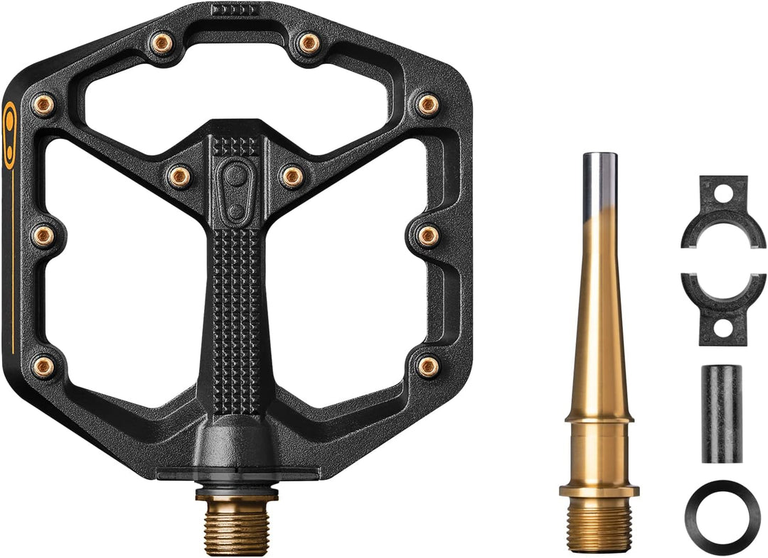 Crankbrothers Stamp Flat BMX/MTB Fahrradpedal – Plattform-Fahrradpedal, minimales Profil, Verstellba