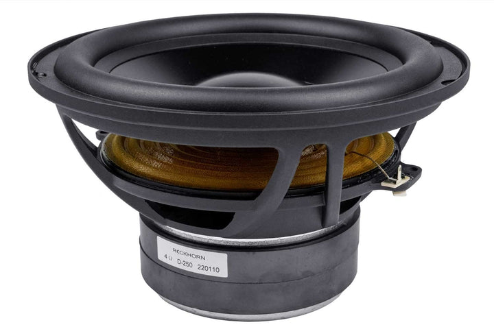 Reckhorn D-250 Subwoofer Chassis Bass Einbau Lautsprecher 25cm / 150 Watt rms
