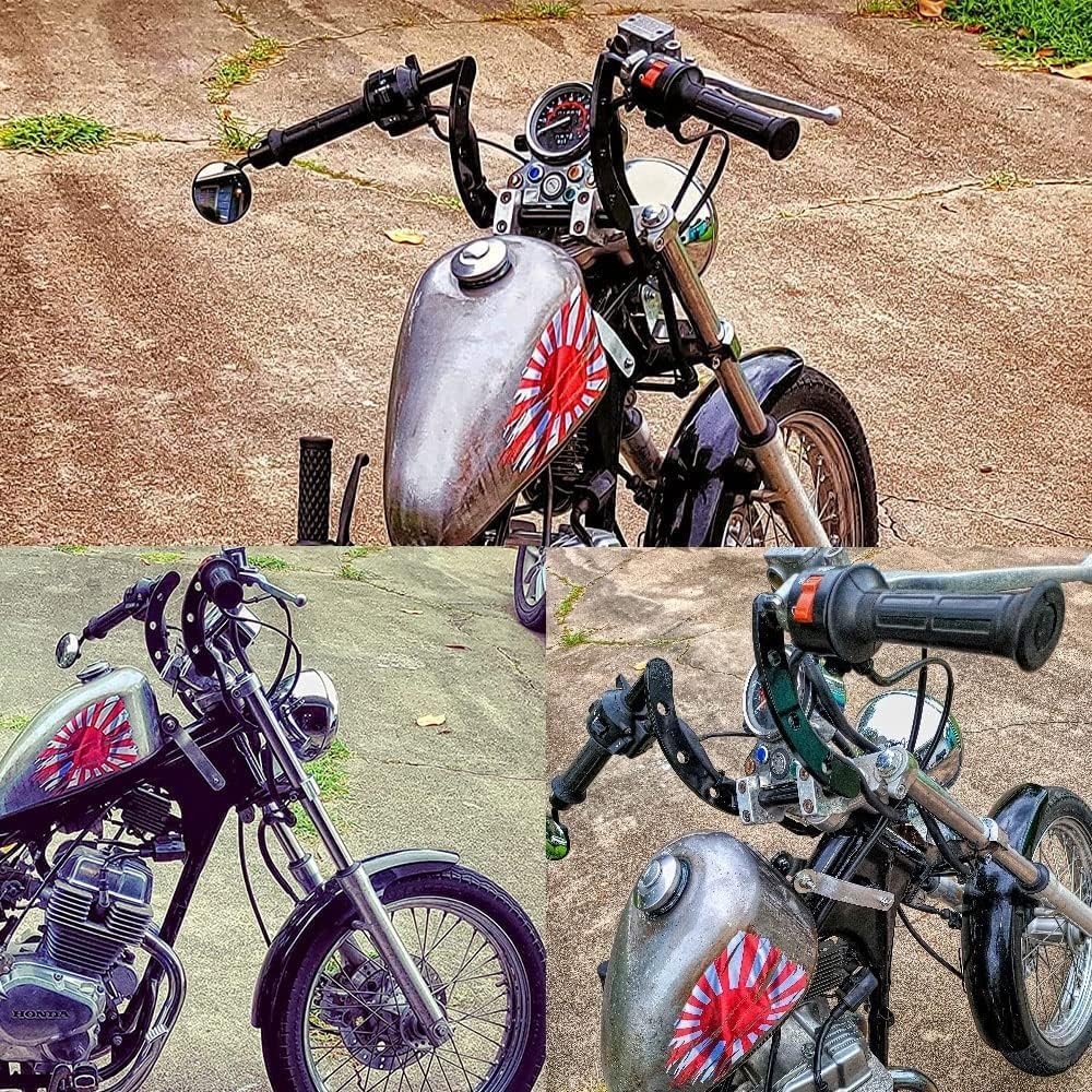 Motorrad Lenker 22 mm,Z Lenker Universal für Drag Custom Bobber Chopper Cruiser Softail Dyna Sportst